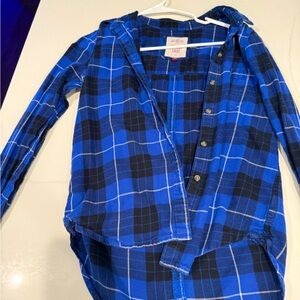 Black and blue flannel